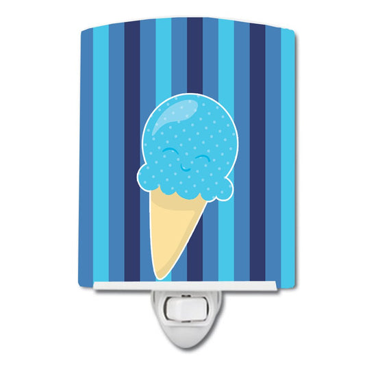 Carolines Treasures Ice Cream Cone Night Light, 6x4, Blue, Model BB9062CNL